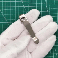 1 Piece Replacement Titanium Alloy Pocket Clip for Benchmade Griptillian Bugout Emerson, Deep Carry TI Clip