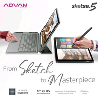 Advan TAB SKETSA 5 Tablet 12" 8/128 GB - Garansi Resmi Tab Only