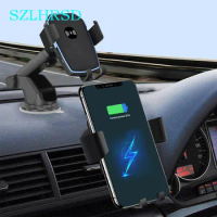 Car Mount Qi Wireless Charger For Sony Xperia 1 IV 1 III 1 II XZ3 XZ2 Premium Quick Charge 10W Fast Car Phone Holder Stand