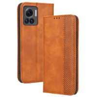 For MOTOROLA MOTO X30 Pro 5G 6.7inch Retro Leather Case Wallet Book Flip Magentic Cover For MOTO X30 Pro X30Pro Phone Bags