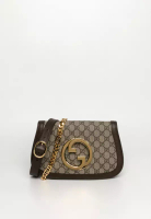 Gucci GG Supreme帆布鏈條袋/單肩袋