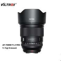 VILTROX 75mm F1.2 Auto Focus Large Aperture Prime Lens for Fujifilm XF Mount Cameras Lenses Fuji PRO Lens Fuji XT4 XT5 XPRO1 XA7