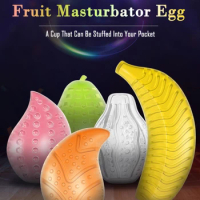 Male Masturbation Cup Fruit Shape Sex Pocket Pussy Realistic Vagina Masturbators eggs Aircraft Cup Massage Sexy Toys for Men