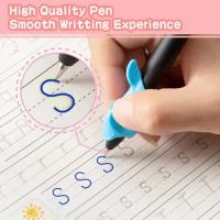 Copybooks Pen Magic Copy Book Free Wiping Writing Sticker Practice for Calligraphy Kids Learning Books Grooves Template Design