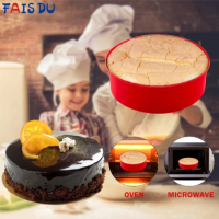 FAIS DU 4/6/8/10 Inch Silicone Cake Mold Round Silicone Mould Baking Forms Silicone Baking Pan For Pastry Cake