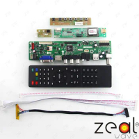 TV HDMI VGA USB CVBS RF LCD Controller Board For 17"inch LTN170X2 1440*900