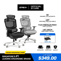 ULTi APEX+ Ascent / ARC Ergonomic Mesh Office Chair with Plush Foam Seating| X6