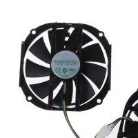 H55F Quiet Graphics Card Fans for Yeston RX480 570 580 85MM GA91S2H 4Pin 12V 0.35A VGA Fan Graphics Card Cooling