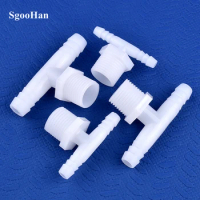 2~100Pcs G1/2 Male Thread To 8~12mm PE Tee Connector Aquarium Tank Air Pump Hose Pagoda Joint Garden Water Supply Pipe Fittings