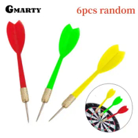 6Pcs New Colored Plastic Darts Throw Indoor Game Sports Entertainment Game Darts Supplies Dart Stick