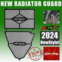 NEW For KAWASAKI NINJA ZX-4R ZX-4RR 25R 25RR ZX4R ZX4RR ZX25R ZX25RR Motorcycle Radiator Guard Grille Protector Oil Cooler Cover
