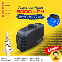 Mesin Pompa Air Filter Celup Sirkulasi Kolam Ikan Koi Low Watt Aquarium Tank Submersible Hidroponik 