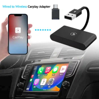 New Wireless Auto Car Adapter Apple Wireless Carplay Dongle Plug Play WiFi Online Update Wireless CarPlay Adapter for IPhone