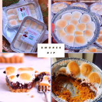 smores dip by lyna'shop [ \Wanna make it better? Heat it up first!\" ] yummy"
