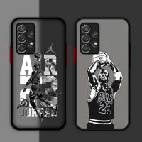 Case For Samsung Galaxy A52 A53 A54 A13 A14 A12 A34 A33 A24 A23 A51 A22 A31 A50 A71 A32 A72 Phone Cover Basketball Number 23 Sac