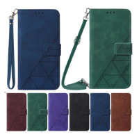 Phone Case For Redmi 10 10A 9 9A 9C NFC 9T Note 9 10 Pro Luxury Bag Design Long Shoulder Wrist Strap Cover Redmi Note 11 11T Pro