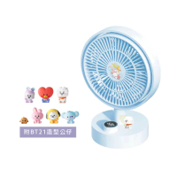 【SOTHING 向物】USB充電數顯擺頭桌面風扇 BT21款(1年保固 無線風扇 桌面風扇 靜音風扇 桌上型)