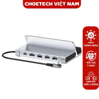 Bộ hub chuyển đổi 5in1 Choetech HUB-M77 docking station- Hàng chính hãng
