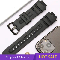 Silicone Band For Casio G-SHOCK AW-591/590/5230/282B AWG-M100/101 G-7700/7710 Water Proof Men Replacement Wrist Bracelet Strap