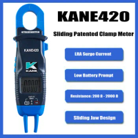 KANE 420 Sliding Patented Clamp Meter 2000 Words,LRA Surge Current Automatic Range Backlight Display Low Battery Prompt,KANE420.