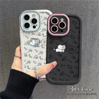 Sarung pasangan kucing untuk Redmi 14C, 9C, 12, 10, A1, 12C, 13C, 10C, 9T, A2, 9A, 10A, Nota 14, 13,