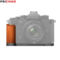 L Plate Bracket Board Quick Release Wooden Handle Handgrip For Nikon ZF Camera Bottom Plate Camera Tripod Photography