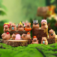 New Capybara Blind Box Simulation Mini Capibara Action Figures Doll Children Birthday Christmas Gift