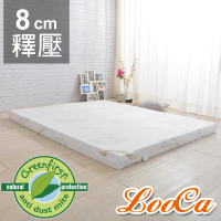 【LooCa】旗艦款8cm防蚊+防蹣+記憶床墊(雙人5尺)