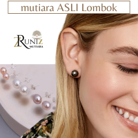 Anting Tusuk Mutiara Asli Lombok Giwang Mutiara Air Tawar Lombok
