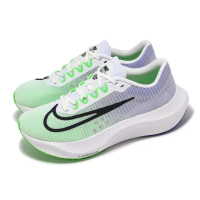 【NIKE 耐吉】慢跑鞋 Zoom Fly 5 男鞋 藍 綠 輕量 回彈 運動鞋(DM8968-101)