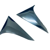 ABS Rear Window Triangle Sequins Tail Wiper Cover Spoiler Frame Trims C Pillar Stickers For Honda HR-V HRV Vezel 2021 2022 2023