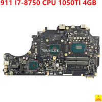 Used For Haier ThundeRobot 911 Laptop Motherboard DANL9UMBAC0 I7-8750 CPU 1050TI 4GB I7-8750H GTX1050 4G Graphic 100% Tested OK