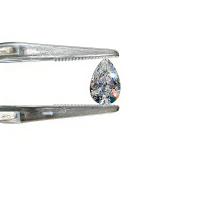 Auralume berlian lab yang dipelihara melalui CVD HPHT, potongan pir, dengan sijil IGI, 0.5 ct, 1 ct,