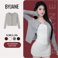 (MỞ BÁN) Áo Khoác Cardigan Nữ Dáng Dài Có Cúc  Thanh Lịch BYJANE – 945COD