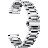 Watch Band for Samsung Galaxy Watch 46mm/Huawei Watch GT2/Amazfit GTR 47mm/Garmin Sports Steel Bracelet Wristband for 22mm Band