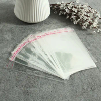 50/100pcs/lot Clear Plastic OPP Bags for Jewelry Packing
