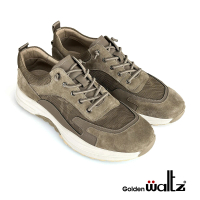 【Waltz】舒適 皮質拼接 運動鞋 休閒鞋(522044-61 華爾滋皮鞋)