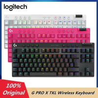Original Logitech G PRO X TKL Wireless Gaming Mechanical Keyboard 87 Keys Triple Mode RGB Wireless Bluetooth Keyboard