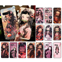 Nezuko Kamado Demon Slayer Phone Case For Google Pixel 8 7 Pro 7A 7 6A 6 Pro 5A 4A 3A Pixel 4 XL Pixel 5 6 4 3 3A XL