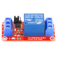 1 Channel Relay Module Board 5V 12V 24V Shield With Optocoupler 12V Relay Module Support High and Low Level Trigger for Arduino