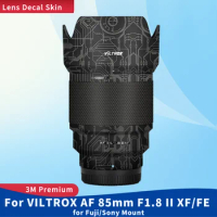 For VILTROX AF 85mm F1.8 II XF for Fuji / Sony FE Mount Decal Skin Vinyl Wrap Film Camera Lens Protective Sticker Protector Coat