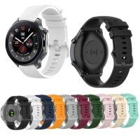 22mm Sport Silicone watch strap For OnePlus Watch 2 Bracelet For OPPO Watch 4 Pro Realme Watch S Smart Watch Bands OPPO Watch X