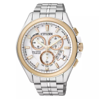 Citizen [LAST CHANCE DEALS] Jam Tangan Pria Citizen Eco-Drive BY0054-57A Radio Duratect White Dial T