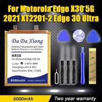 DaDaXiong 6000mAh NR50 Battery For Motorola Edge X30 5G 2021 XT2201-2 Edge 30 Ultra + Kit Tools