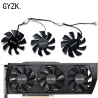 New For ZOTAC GeForce RTX3060 3060Ti LHR Thunderbolt GE HA Graphics Card Replacement Fan