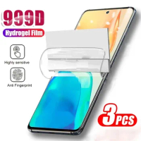 3PCS For Vivo S16 S15 S16e S15e S12 S10 Pro S7e S10e Y73s HD Hydrogel Film Screen Protector For Vivo S16 Pro S16e Not glass
