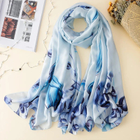 Khăn lụa 4 mùa hottrend size 90x180