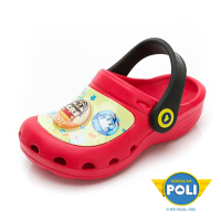 【POLI 波力】童電燈園丁鞋-紅/POKG21432