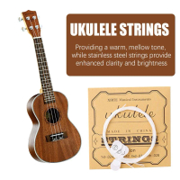 Bộ dây đàn ukulele nylon 4 dây, dùng cho đàn guitar Hawaii, dây nhỏ, bền bỉ, mã F4J4