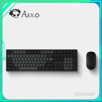 Akko MX108 Mechanical Keyboard Bluetooth Wireless Two Mode Gaming Keyboard Ergonomics Portable Office Pc Gamer Accessories Mac